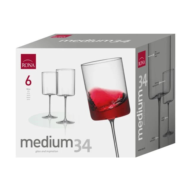 Boros pohár medium – 6 darabos szett