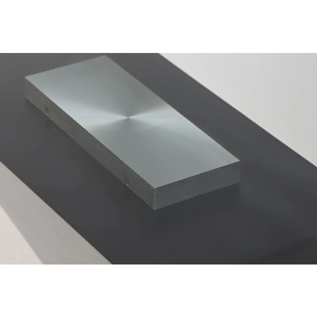Modern Hőálló Üveg-MDF Asztal – 180x90x76 cm, Fekete