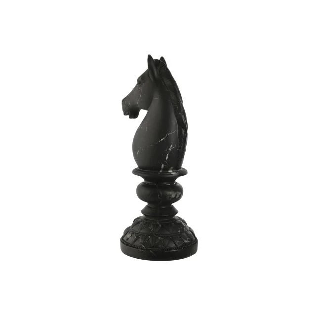 Modern Ló Figura – Elegáns Dekoráció Fekete Színben