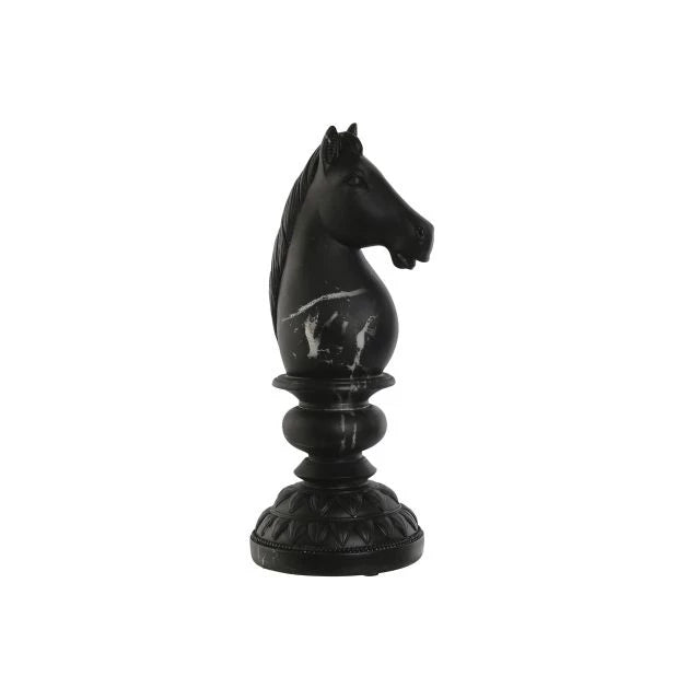 Modern Ló Figura – Elegáns Dekoráció Fekete Színben