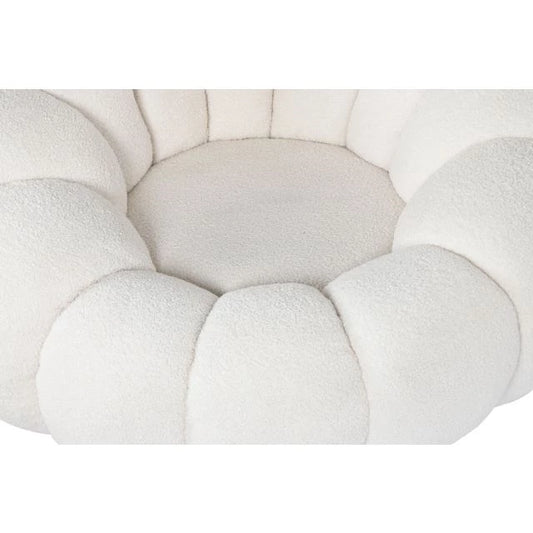 Fehér felhő alakú fotel