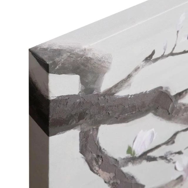 Japán Ihlette Vászonkép Szett – Természetes Fenyő Kerettel