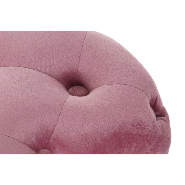 Pink Bársony Kispad Arany Lábakkal