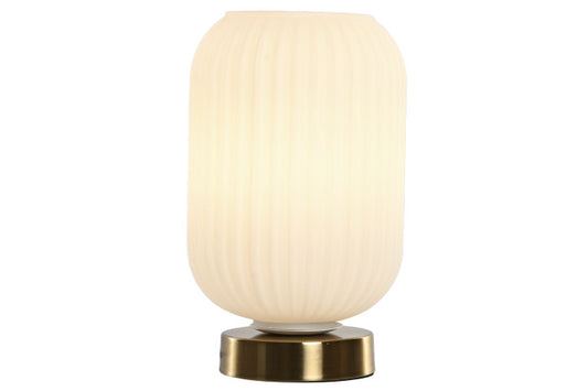 Üveg asztali lámpa – Fehér (4db)