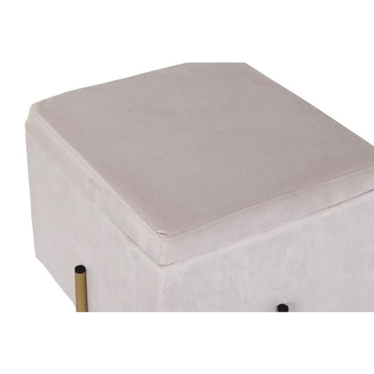 Luxus Rózsaszín Lábtartó Tetővel (45x45x47 cm) (2db)
