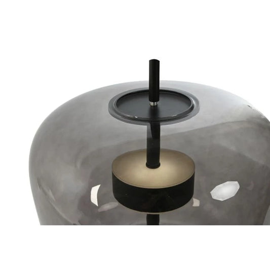 Arany üveg és fém asztali lámpa