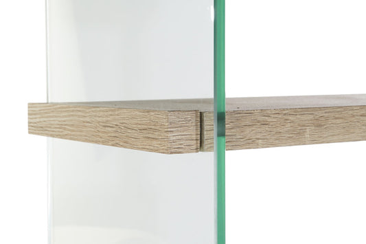 Üvegpolc natúr vázzal