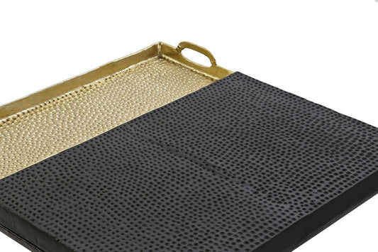 Dohányzó asztal – Arany-fekete