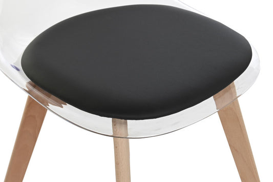 Modern szék – Fekete (4db)