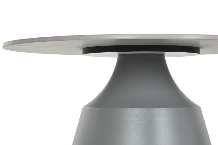 Kerek márvány mintás kisasztal szett