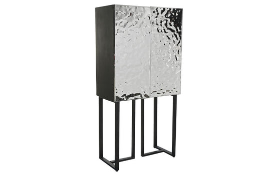 Fém szekrény – Ezüst