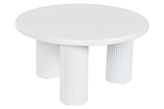 Modern kisasztal – Fehér fém