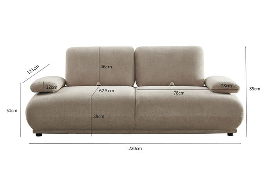 Modern kanapé – Törtfehér