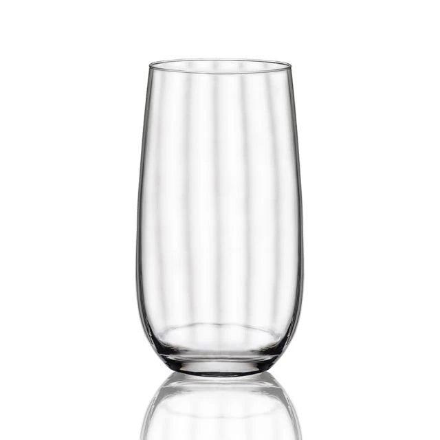 Mintás long drink pohár – 6 db üveg szett