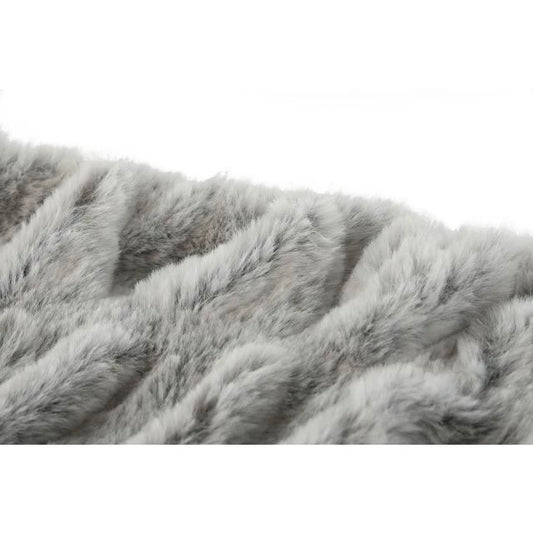 Prémium pléd szürke