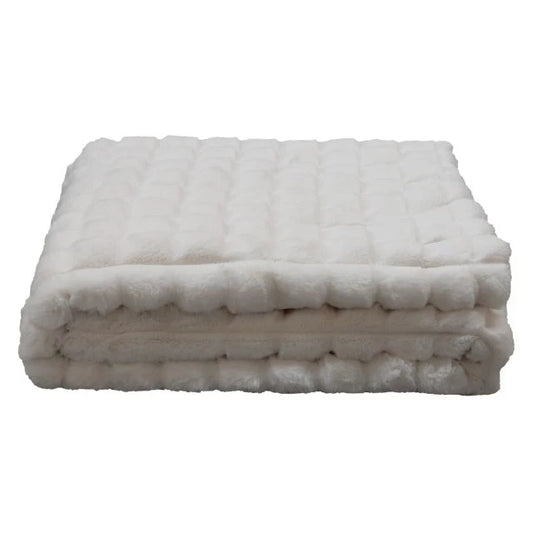 Prémium pléd törtfehér