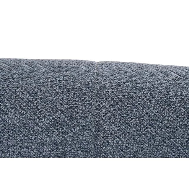 Elegáns Kék Poliészter Fotel Arany Fém Kerettel – 81x75x73 cm