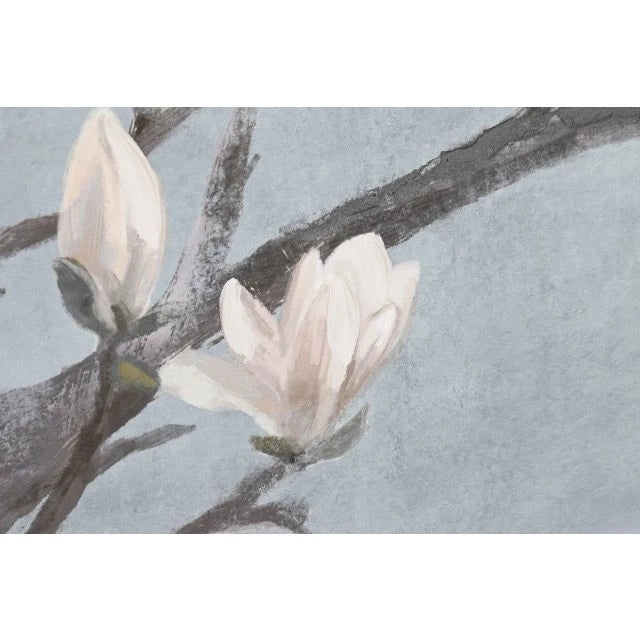 Japán Ihlette Vászonkép Szett – Természetes Fenyő Kerettel