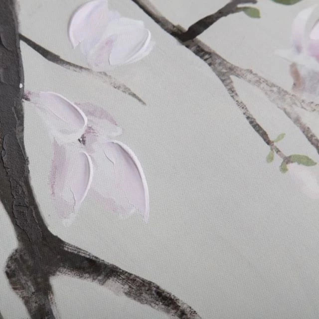 Japán Ihlette Vászonkép Szett – Természetes Fenyő Kerettel