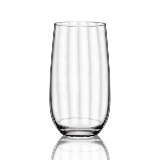 Mintás long drink pohár – 6 db üveg szett