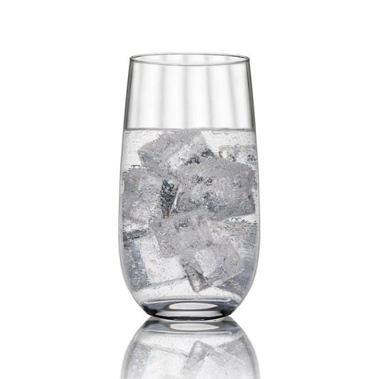 Mintás long drink pohár – 6 db üveg szett